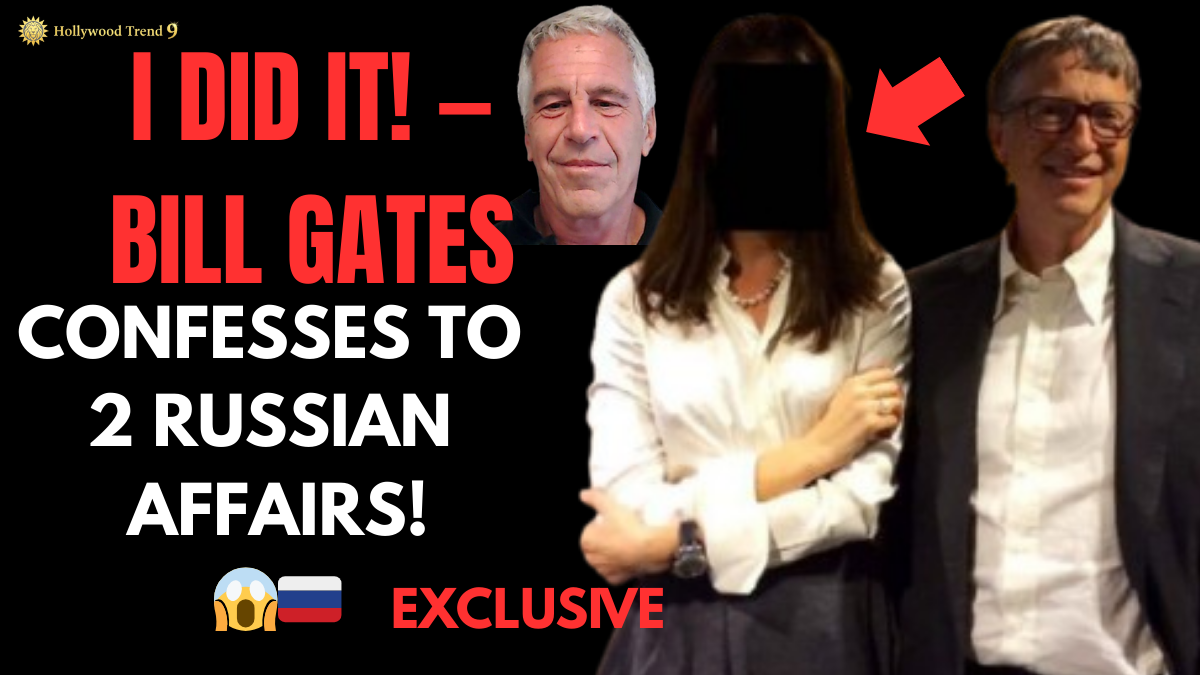 Bill Gates admitting to extramarital affairs with Russian women during an internal foundation town hall meeting.